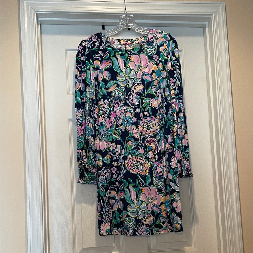 Lilly Pulitzer Multicolor Floral Long Sleeve Dress